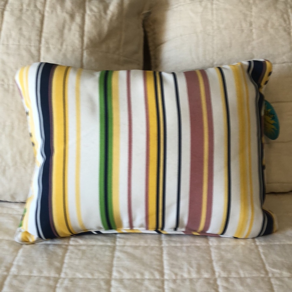 Solaris Corsa Stripe Indoor Outdoor Pillow